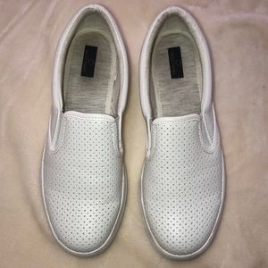 Daily Shoes brand slip on shoes. White. Womens size 10.